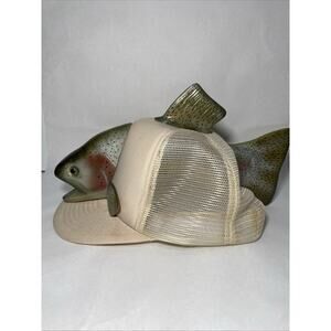 Vintage 1989 Trucker Trout 3D Hat